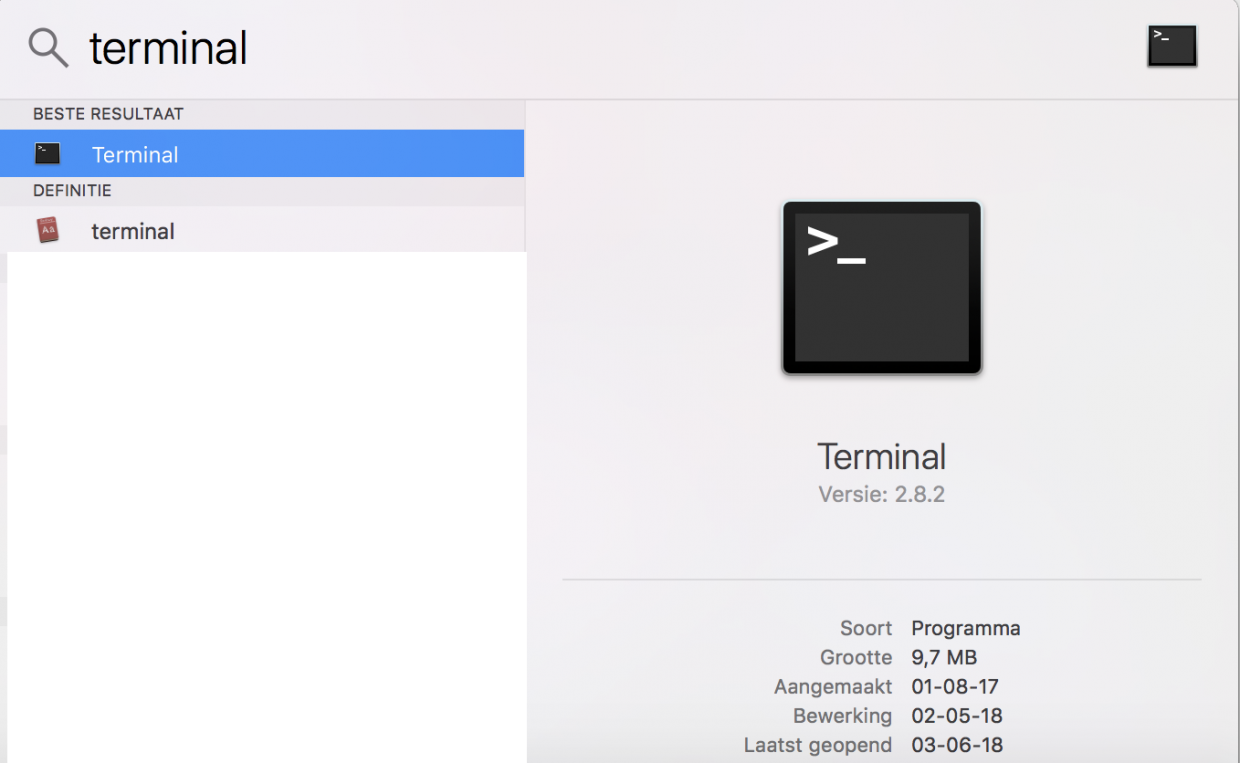 open in terminal vs code